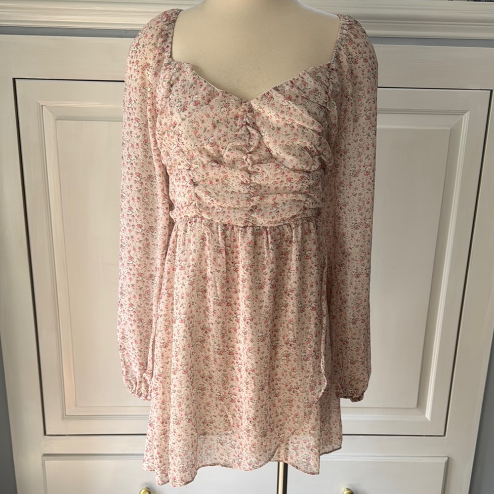 Altar’d State Floral Long Sleeve Dress